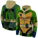 personalized georgia tech yellow jackets superhero armor gold green hoodie best selling