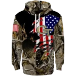 personalized georgia tech yellow jackets tree camo hoodie best selling