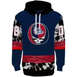 personalized gonzaga bulldogs grateful vibes blue hoodie best selling