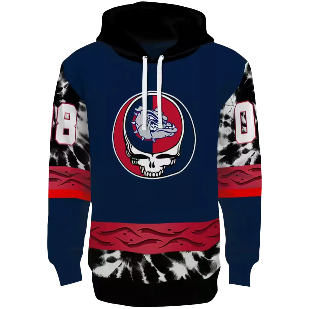 personalized gonzaga bulldogs grateful vibes blue hoodie best selling personalized gonzaga bulldogs grateful vibes blue hoodie best selling