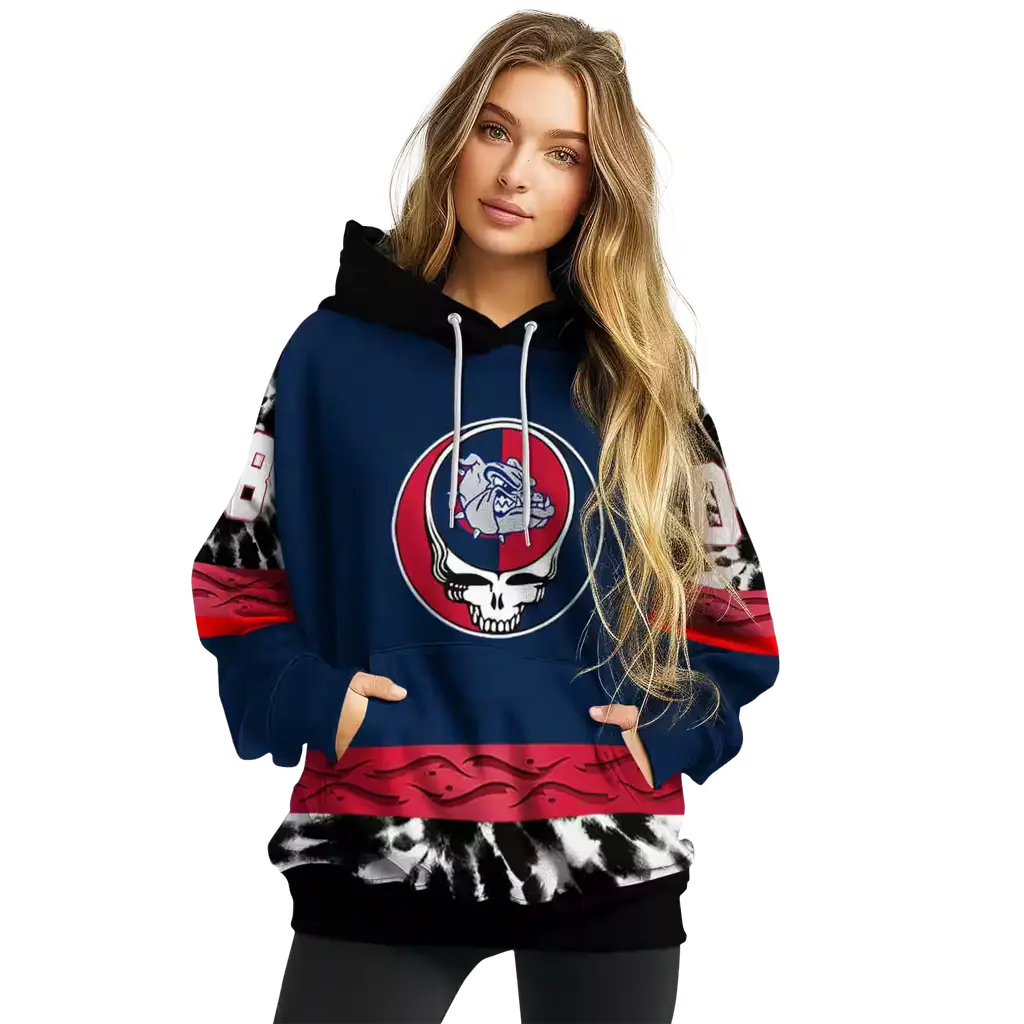 personalized gonzaga bulldogs grateful vibes blue hoodie high quality personalized gonzaga bulldogs grateful vibes blue hoodie high quality