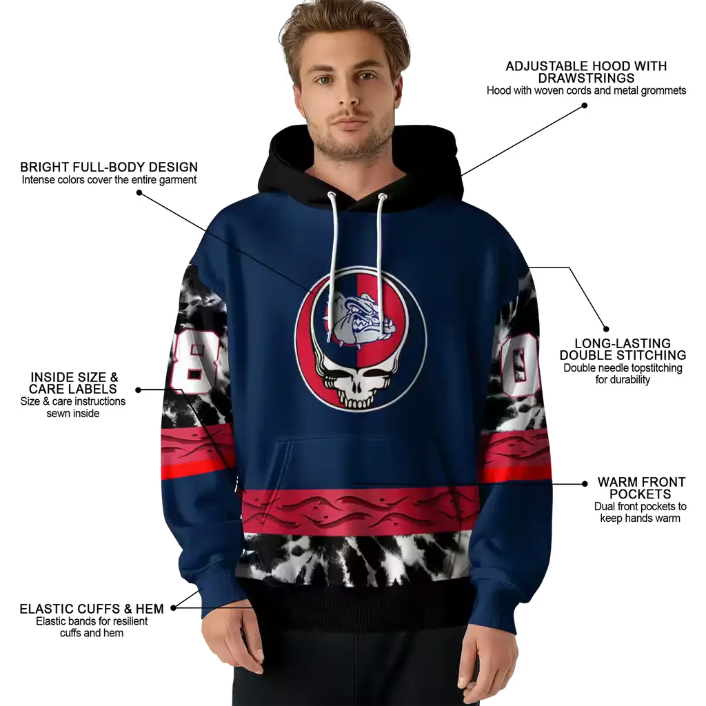 personalized gonzaga bulldogs grateful vibes blue hoodie latest model personalized gonzaga bulldogs grateful vibes blue hoodie latest model