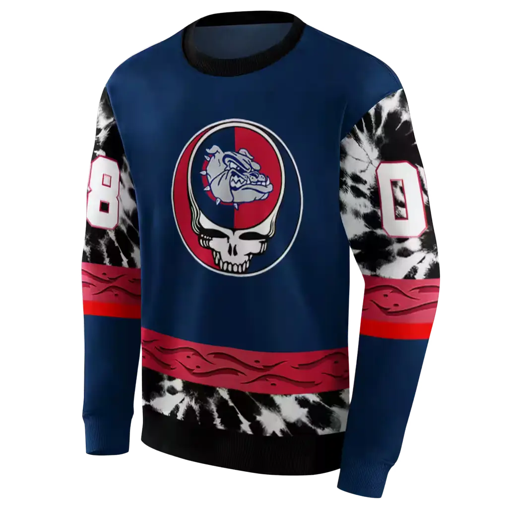 personalized gonzaga bulldogs grateful vibes blue hoodie new arrival personalized gonzaga bulldogs grateful vibes blue hoodie new arrival