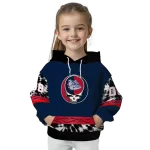 personalized gonzaga bulldogs grateful vibes blue hoodie best selling