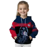 personalized gonzaga bulldogs grim reaper blue black hoodie best selling