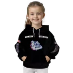 personalized gonzaga bulldogs punisher skull black hoodie best selling