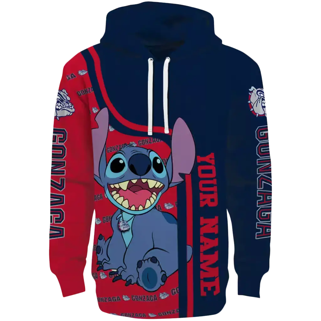 personalized gonzaga bulldogs stitch blue hoodie best selling personalized gonzaga bulldogs stitch blue hoodie best selling