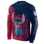 personalized gonzaga bulldogs stitch blue hoodie best selling