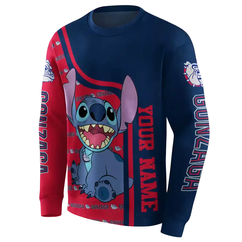 personalized gonzaga bulldogs stitch blue hoodie new arrival personalized gonzaga bulldogs stitch blue hoodie new arrival