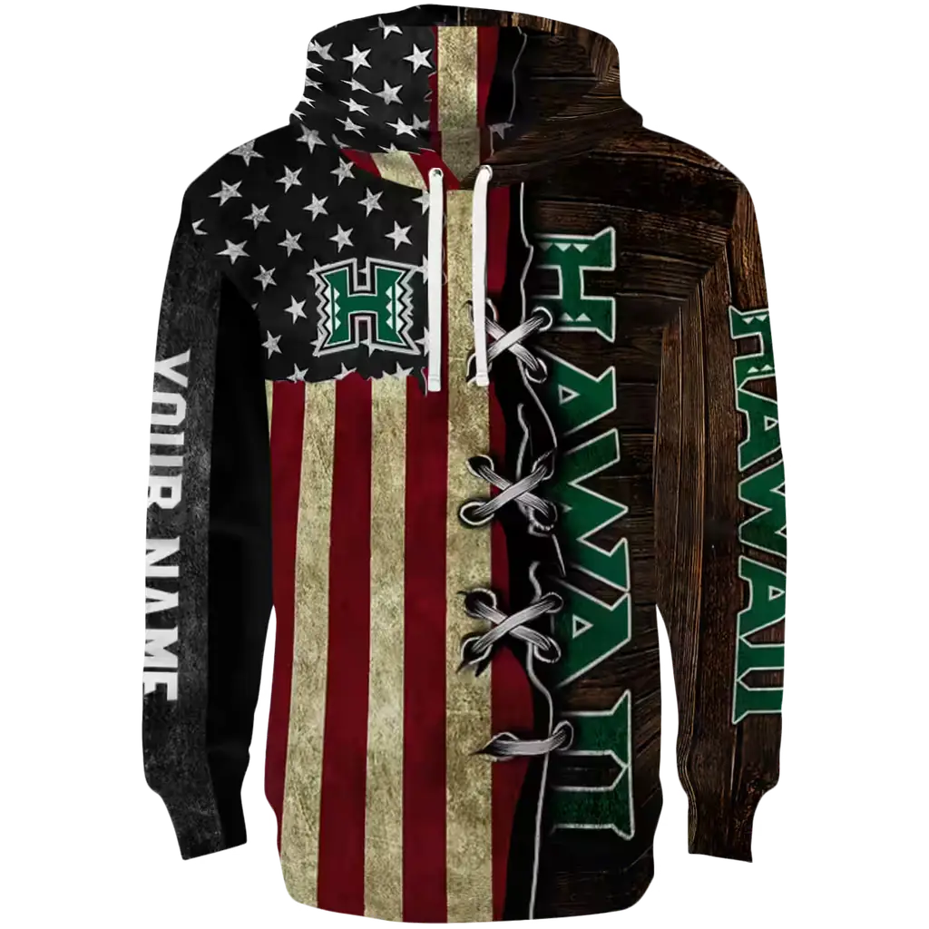 personalized hawaii rainbow warriors american pride hoodie best selling personalized hawaii rainbow warriors american pride hoodie best selling
