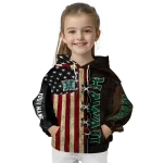 personalized hawaii rainbow warriors american pride hoodie best selling