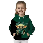 personalized hawaii rainbow warriors baby yoda green black hoodie best selling