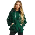 personalized hawaii rainbow warriors deer silhouette green hoodie best selling