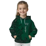 personalized hawaii rainbow warriors deer silhouette green hoodie best selling