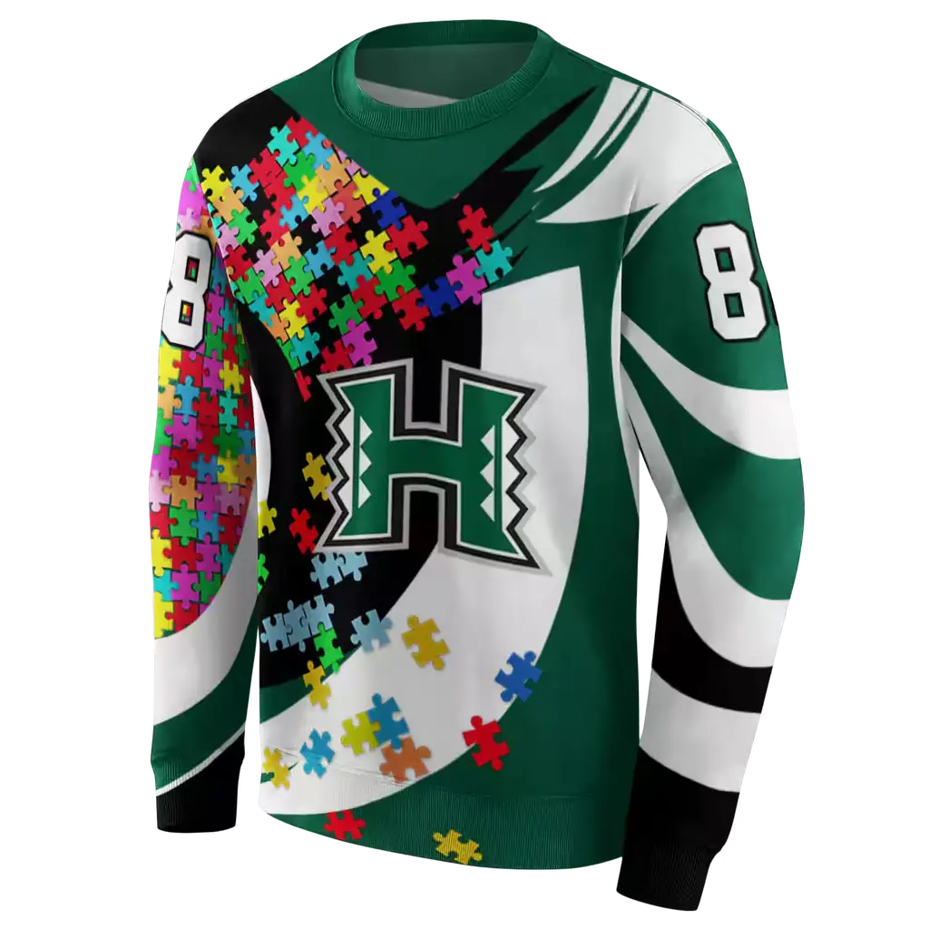personalized hawaii rainbow warriors puzzle pieces green hoodie new arrival personalized hawaii rainbow warriors puzzle pieces green hoodie new arrival