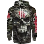 personalized houston cougars camo skull hoodie best selling