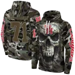 personalized houston cougars camo skull hoodie best selling