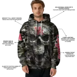 personalized houston cougars camo skull hoodie best selling
