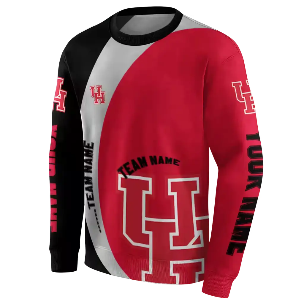 personalized houston cougars minimalist design red black hoodie new arrival personalized houston cougars minimalist design red black hoodie new arrival