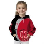 personalized houston cougars minimalist design red black hoodie best selling