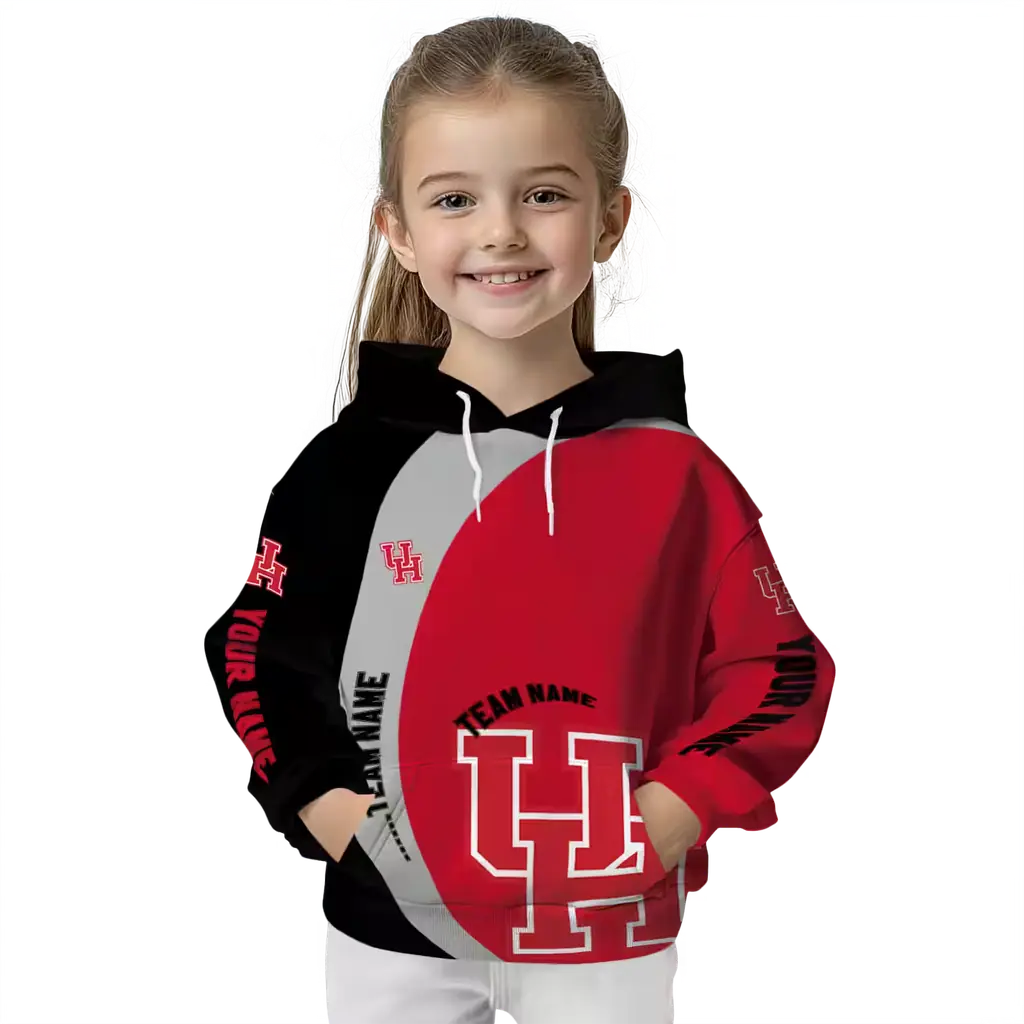 personalized houston cougars minimalist design red black hoodie top rated personalized houston cougars minimalist design red black hoodie top rated