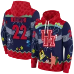 personalized houston cougars spongebob patrick star red navy hoodie best selling