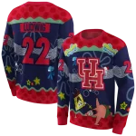 personalized houston cougars spongebob patrick star red navy hoodie best selling