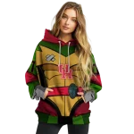 personalized houston cougars superhero armor red green hoodie best selling