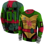 personalized houston cougars superhero armor red green hoodie best selling