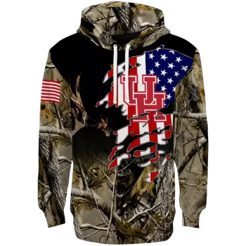 personalized houston cougars tree camo hoodie best selling