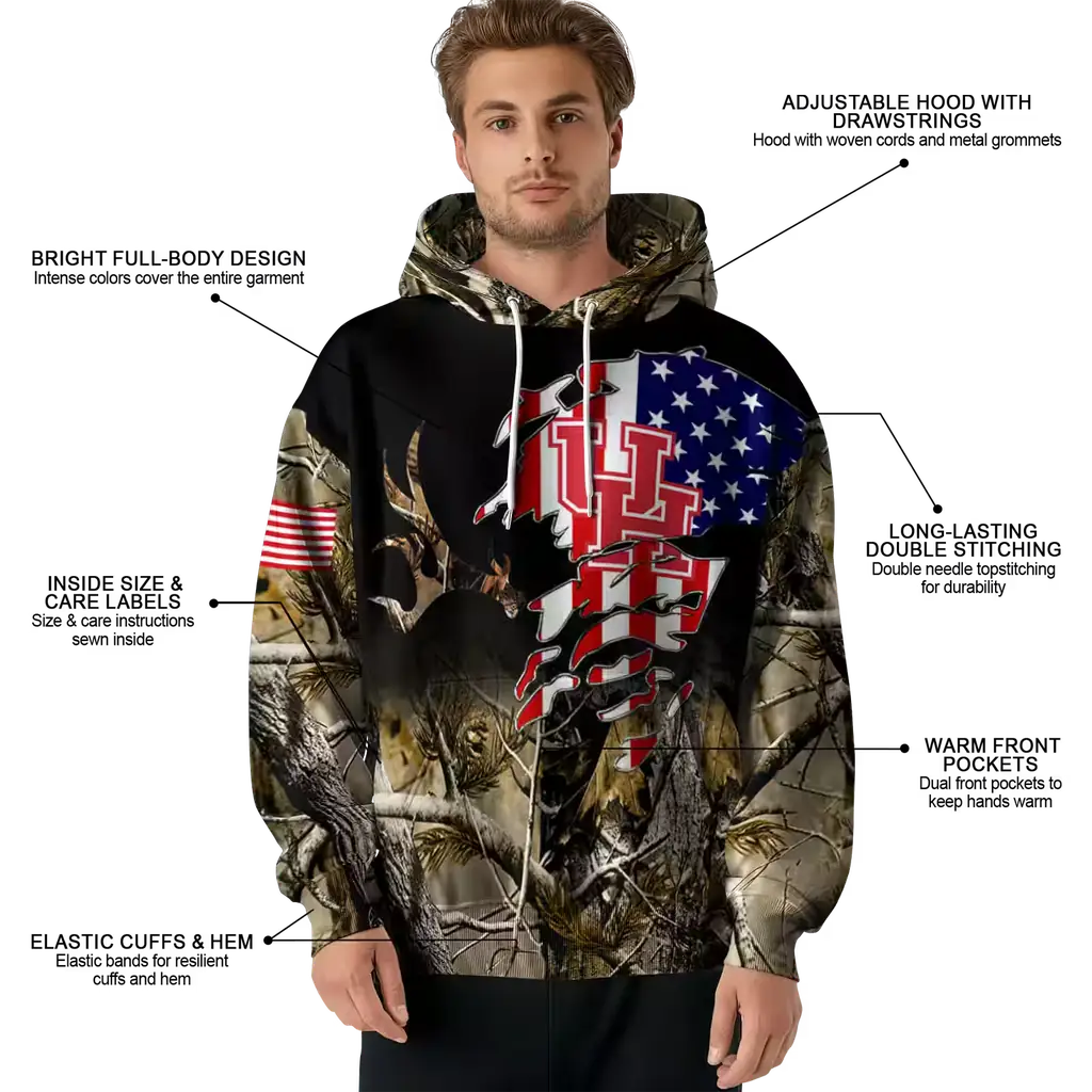 personalized houston cougars tree camo hoodie latest model personalized houston cougars tree camo hoodie latest model