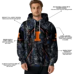 personalized illinois fighting illini hunting theme blue black hoodie best selling