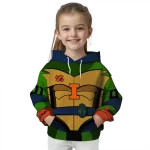 personalized illinois fighting illini superhero armor blue green hoodie best selling