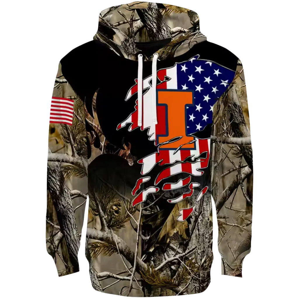 personalized illinois fighting illini tree camo hoodie best selling personalized illinois fighting illini tree camo hoodie best selling