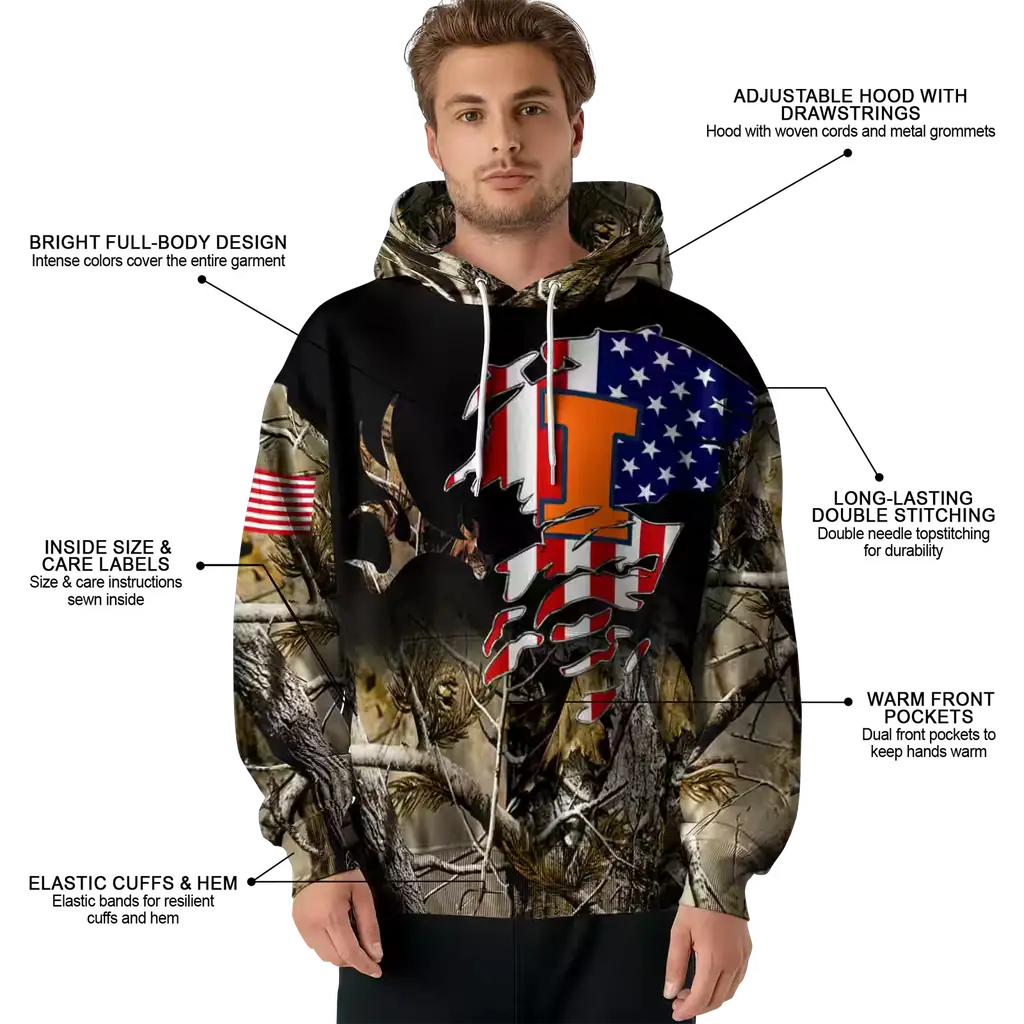 personalized illinois fighting illini tree camo hoodie latest model personalized illinois fighting illini tree camo hoodie latest model