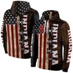 personalized indiana hoosiers american pride hoodie best selling