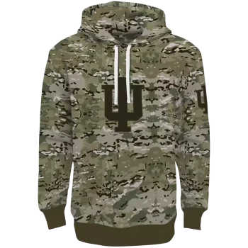 personalized indiana hoosiers military style hoodie best selling