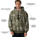 personalized indiana hoosiers military style hoodie best selling