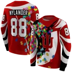 personalized indiana hoosiers puzzle pieces red hoodie best selling