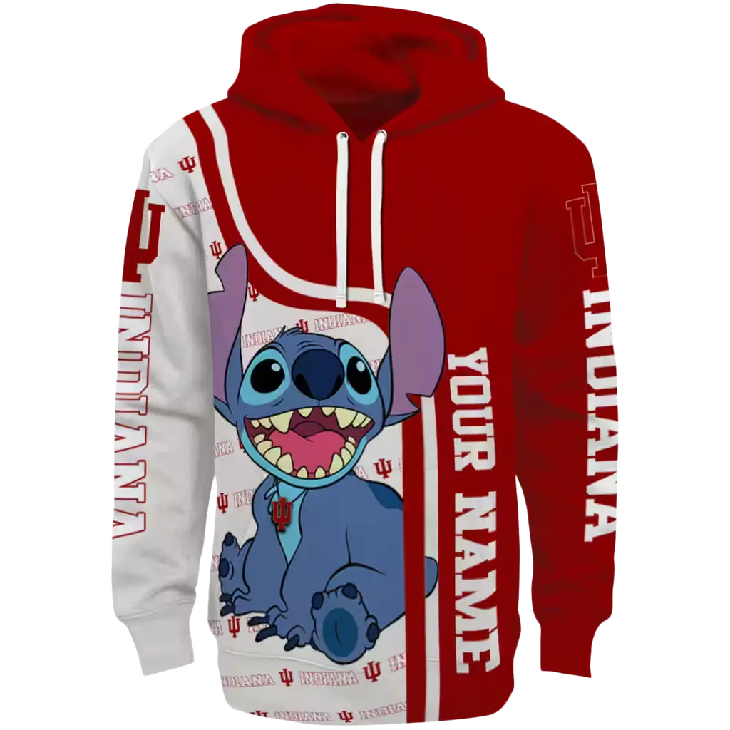 personalized indiana hoosiers stitch red hoodie best selling personalized indiana hoosiers stitch red hoodie best selling