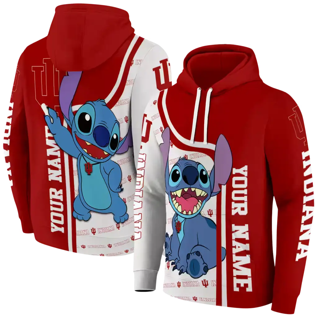 personalized indiana hoosiers stitch red hoodie fashion forward personalized indiana hoosiers stitch red hoodie fashion forward
