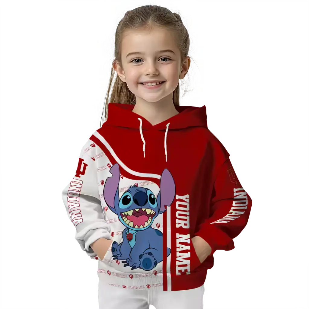 personalized indiana hoosiers stitch red hoodie top rated personalized indiana hoosiers stitch red hoodie top rated