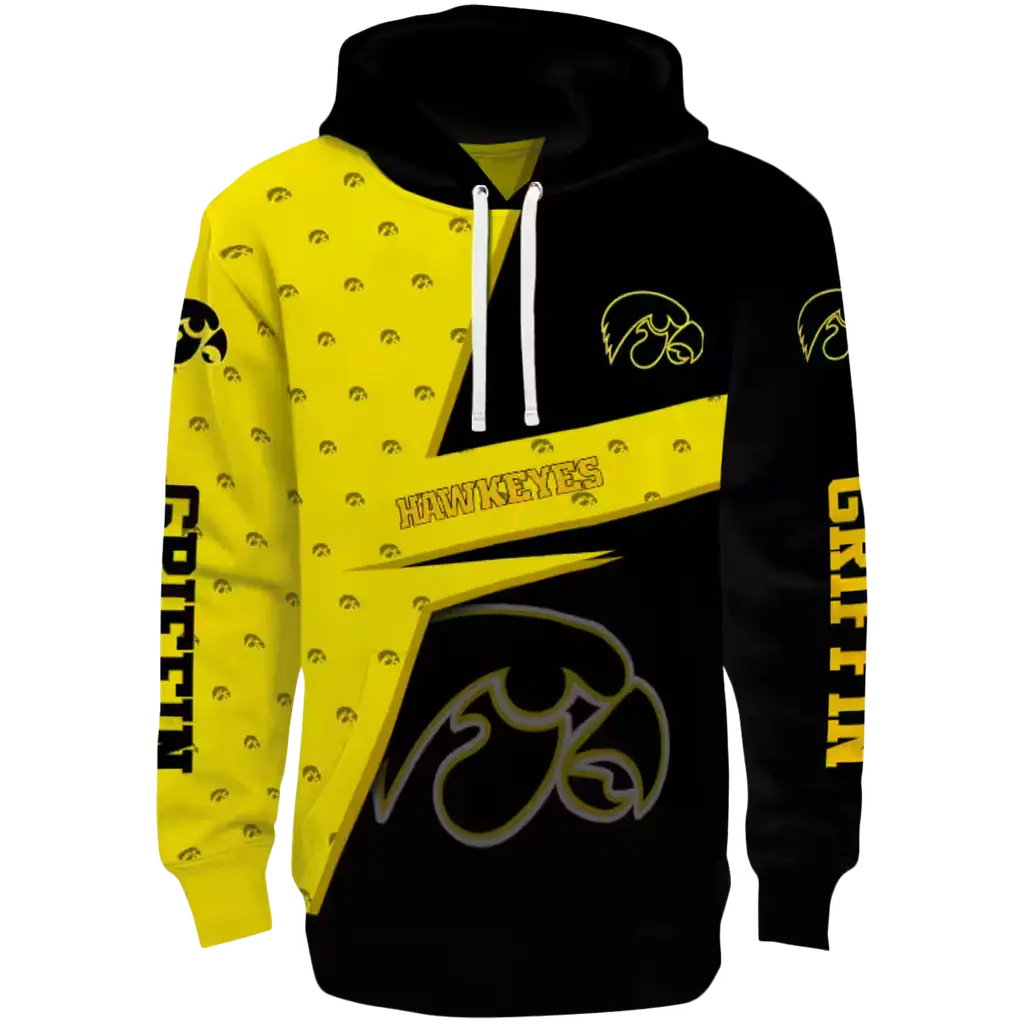 personalized iowa hawkeyes abstract shape black hoodie best selling personalized iowa hawkeyes abstract shape black hoodie best selling