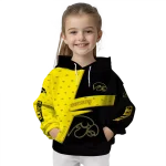 personalized iowa hawkeyes abstract shape black hoodie best selling