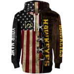 personalized iowa hawkeyes american pride hoodie best selling