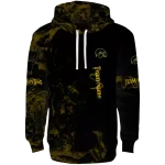 personalized iowa hawkeyes deer silhouette black hoodie best selling