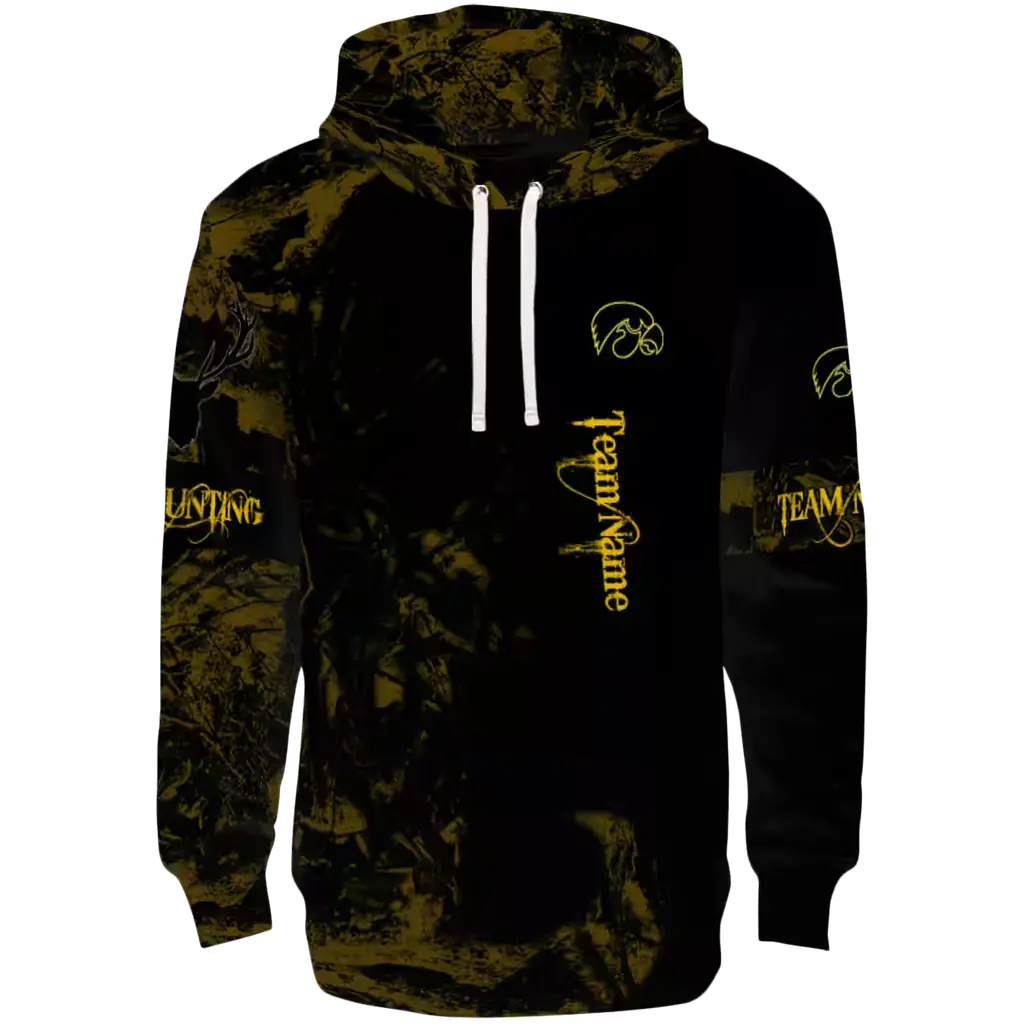 personalized iowa hawkeyes deer silhouette black hoodie best selling personalized iowa hawkeyes deer silhouette black hoodie best selling