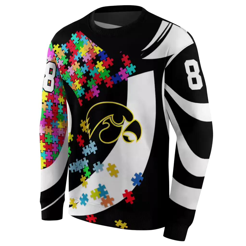 personalized iowa hawkeyes puzzle pieces black hoodie new arrival personalized iowa hawkeyes puzzle pieces black hoodie new arrival