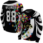 personalized iowa hawkeyes puzzle pieces black hoodie best selling