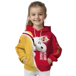 personalized iowa state cyclones peeking snoopy red hoodie best selling